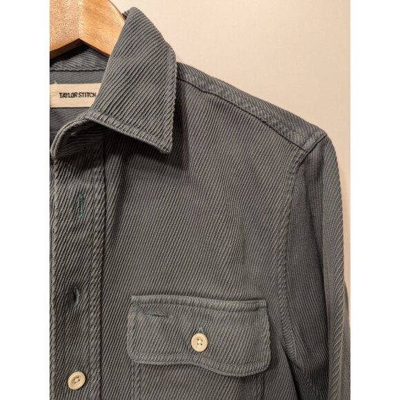 Taylor Stitch Ledge Shirt Deep Sea Twill Men's X-Small (36) - Picture 5 of 7